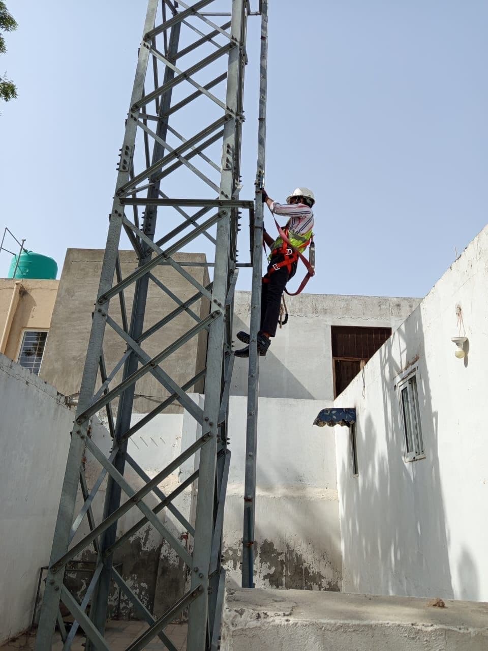 Telecom tower installation Pakistan
