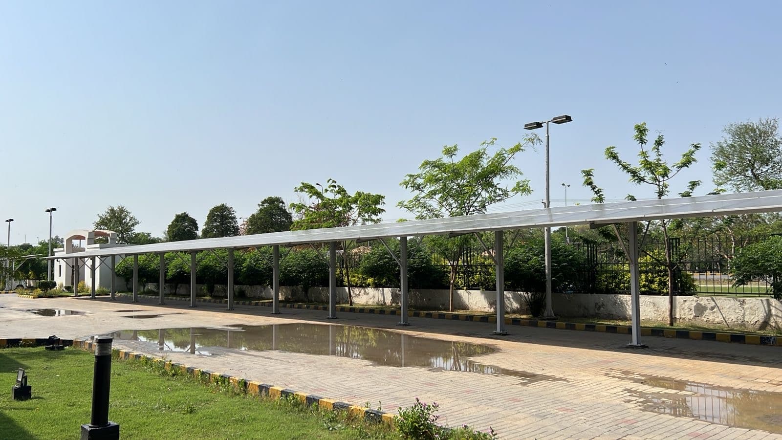 Commercial solar carport and structure